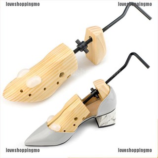Amor☆ Unisex mujeres hombres de madera ajustable 2 vías zapato camilla expansor de zapatos Shaper