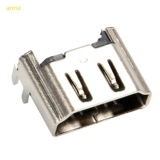 anna - conector de interfaz de puerto compatible con hdmi para playstation 4 ps4, pieza de reparación