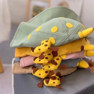 Sombrero de los niños delgada moda jirafa protector solar niño y niña parasol bebé bebé pescador (3)