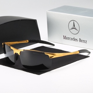 2021 nuevos lentes polarizados Mercedes-Benz lentes de sol retro de moda deportiva para hombre