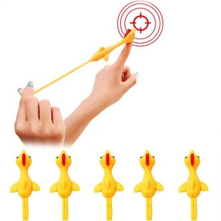 Funny Chick Launch Slingshot Novelty Toy Decompression Catapult Toys 1/5pcs