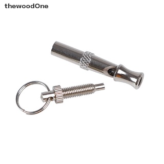 [thewoodone] silbato ajustable para entrenamiento de perros para mascotas, productos para mascotas, silbato de acero inoxidable.