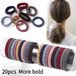 20pcs alto elástico - banda de goma - mujer - corbata para el pelo