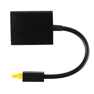 cable de audio de fibra óptica digital 1 macho a 2 hembra adaptador divisor negro