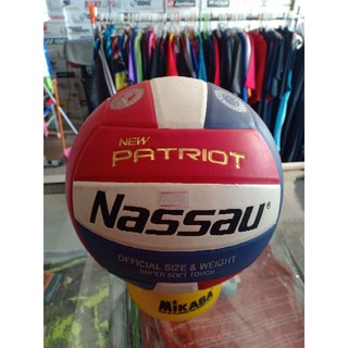 Oficial Nassau voleibol nuevo patriot soft touch bola tamaño 5 voleibol nasau