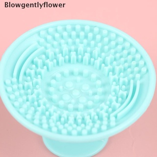 blowgentlyflower cepillo de maquillaje de silicona para limpieza de tablas bgf