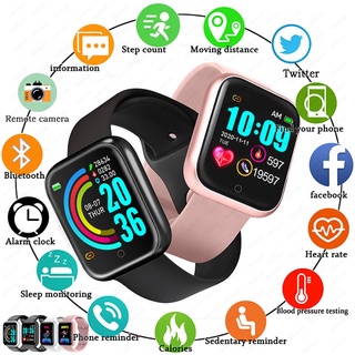 2022 Original D20 Smart Watch Men Women Bluetooth Smartwatch Heart Rate Fitness Sport Bracelet For Xiaomi Android Apple Watches (1)