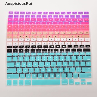 [AuspiciousRui] Funda de silicona para teclado Macbook Air Pro 13" 15" 17" pulgadas buena mercancía