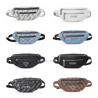 [Listo Stock] Guess Crossbody Bag Zip Cintura Bolso Mujer Impreso Cinturón Bandolera
