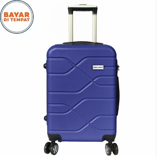 3.3 venta de moda!! Maleta polo cabina importación maleta ABS tamaño 20 pulgadas Hajj y Umrah maleta de viaje - azul marino #202