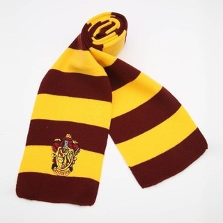 Bufanda de Harry Potter Gryffindor Hufflepuff Slytherin Knit bufandas Cosplay disfraz