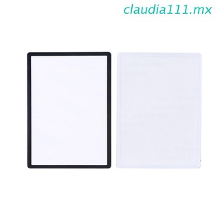 claudia111 1pc compatible con nuevo 3ds ll 3dsxl reemplazo negro blanco superior pantalla frontal marco lente cubierta lcd protector de pantalla panel para 3ds xl ll
