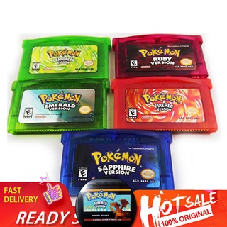Pokemon Game Card Case GBA RC Sapphire/Emerald/Fire Red/Verde De Hoja/Ruby (1)