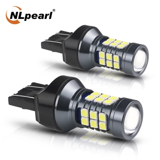 Nlpearl 2x lámpara de señal 7440 W21W Led Canbus bombillas de coche 12V 3030SMD T20 Led 7443 WY21W W21/5W Led luces de copia de seguridad
