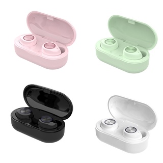t1rou auriculares compatibles con bluetooth tipo c caja de carga auriculares para juegos