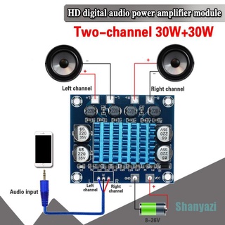 [shanyazi] tpa3110 xh-a232 30w+30w 2.0 canales digital estéreo audio amplificador de potencia placa