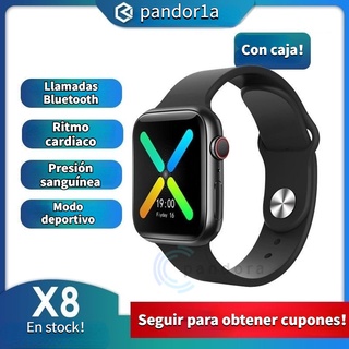 X8 Smartwatch Bluetooth Llamada Cronómetro Monitor De Frecuencia Cardíaca Reloj Inteligente Para Iphone Android Para Hombres Mujeres