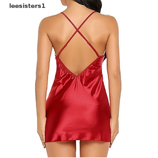 Leesisters1 Women Sexy Lace Sling Lingerie Nightwear Robe Babydoll Sleepwear NIghtdress MX (2)