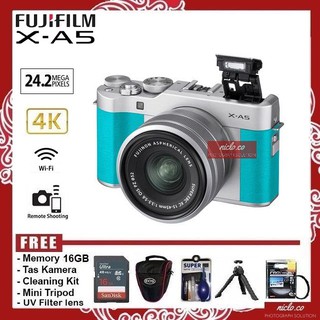 (Nuevo) Fujifilm X-A5/XA5 + Kit de lentes de 15-45 mm - 1 año de garantía - accesorios gratis