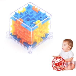 educación temprana rompecabezas laberinto bola juguete pequeño giratorio cubo rubik niños x5n5