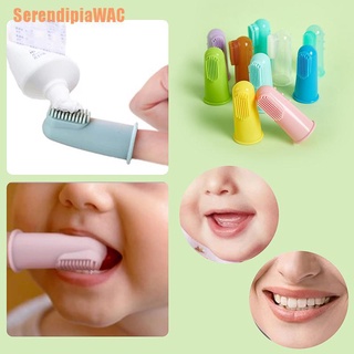 serendipiawac (+) cepillo de dientes suave para bebés/cepillo de dientes de silicona de grado alimenticio