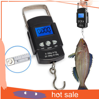 UV LCD Digital Travel Fish Luggage Postal Hanging Hook Electronic Weighing Scale