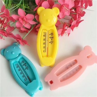 MYPRINS bañera bebé termómetro plástico Sensor de agua medidor juguetes de baño bebé de dibujos animados flotante cuidado del bebé oso/Multicolor
