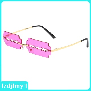 Vintage Clear Gradient Pimless Punk Style Sunglasses Shaped Sunglasses for Holiday Party Ceremony