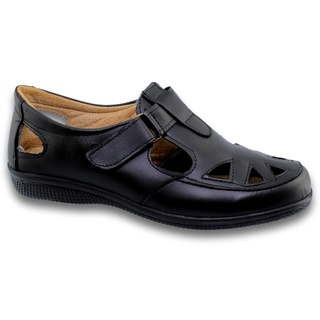 Zapatos De Confort Acojinado Para Mujer Estilo 2018Am5 Piel Color Negro (1)