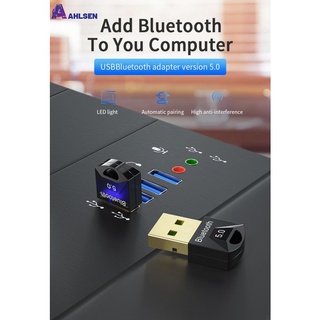 AH Essager USB Bluetooth 5.0 Adaptador Dongle Para PC Ordenador Ratón Inalámbrico Teclado PS4 Aux Audio 5 Receptor Tran