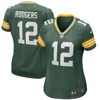 NFL Women's Green Bay Packers Aaron Rodgers Green Player Jersey