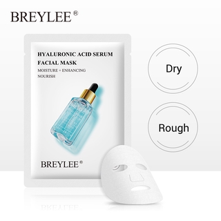 Breylee ácido hialurónico suero Facial máscara hidratante Anti-envejecimiento cuidado de la piel Facial hidratante 1pcs/25ml