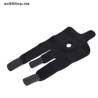 xotop 1pc rodillera soporte manga ajustable abierto patella estabilizador protector envoltura.