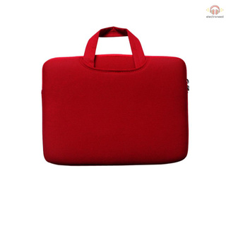 M Soft Sleeve Bag Briefcase Handlebag Pouch Portable Laptop Bag Replacement for 14-inch 14'' Ultrabook Laptop Red (1)