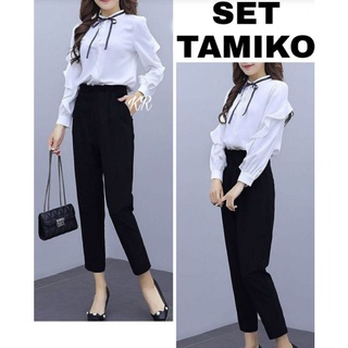 Os - conjunto Tamiko/traje de pantalones de mujer