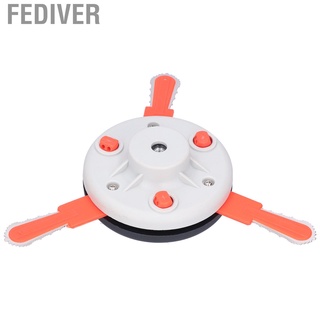 Fediver Electric Grass Trimmer Dual‑Use 3 Blade Head with Line Garden Strimmer Lawn Mower Accessory