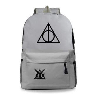Harry Potter pattern backpack casual school bag outdoor travel bag mountaineering bag (5)