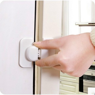 Versátil cerradura de seguridad para puerta de refrigerador - 503 - blanco