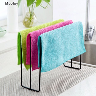 Myoloy - toallero de hierro de alta calidad para cocina, armario, organizador de tela de lavado, estante de secado