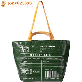 tony025898 Nylon Portable Shopping Bag Waterproof Reusable Great Capacity Tote Folding Bags