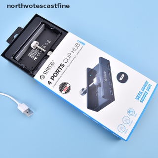 Northvotescastfine ORICO Black MH4PU/MH4PU-P Computer Clip-type 4 Ports USB 3.0 Type A HUB Adapter NVCF