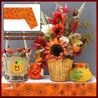 {re} stock durable desechable mantel de sangre huellas de mano araña fantasma desechable mesa cubierta de halloween decoraciones para fiesta temática