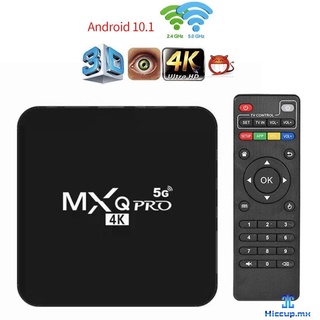 transforma tv em smart tv box 4k pro 5g 8gb/ 128gb wifi android 10.1 mxq pro 5g 4k hiccup