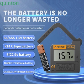 QUINTON Universal Capacidad Alta precisión Estado de la batería Probador de batería 168Max Portátil Batería de Litio Digital Pila de botón Indicador de capacidad