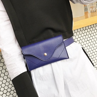 qkc] Fashion Waist Bag Snap Fastener Popular Chest Pack Crossbody Bag Shoulder Bag