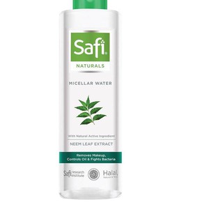 Twinpack Safi Naturals agua micelar con extracto de hoja de Neem - 100 ml y 200 ml