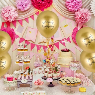 Nuevo 10 pzs globos de látex de 12 pulgadas/globos de impresión de globos de feliz cumpleaños/perla gruesa/globos de fiesta de cumpleaños