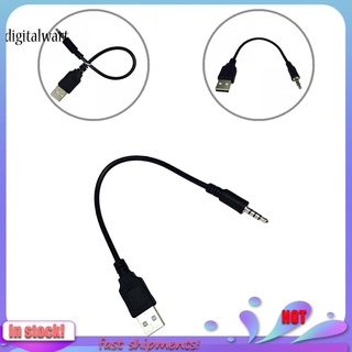 Dgw_ mm macho a USB AUX Jack Cable adaptador de Audio Cable adaptador de Cable de Cable para coche MP3