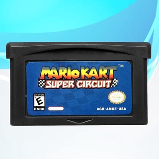 Mario Kart Super tarjeta de cartucho de vídeo para GameBoy Advance (1)
