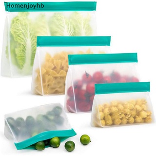 <hhb> bolsa de almacenamiento de silicona reutilizable para alimentos, bolsa de almacenamiento, congelador, ziplock caliente